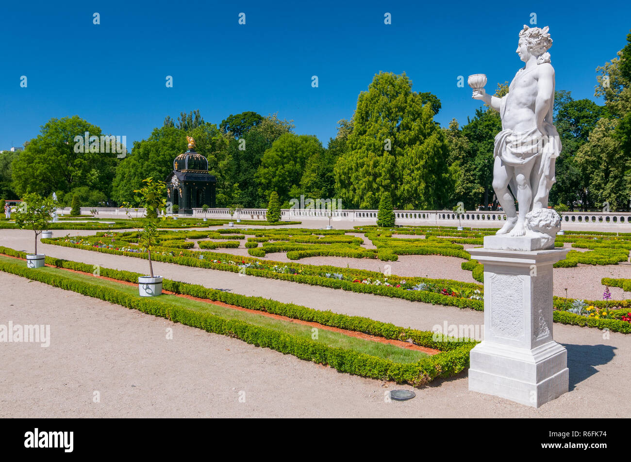 Gardens Of The Branicki Palace Complex In Bialystok, Poland Stock Photo