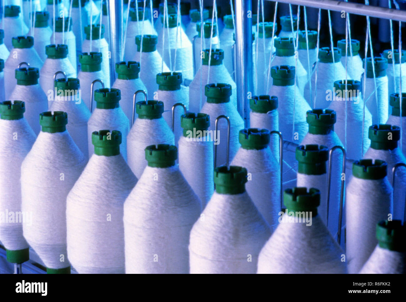 bobbin thread ball in loom factory Stock Photo Alamy