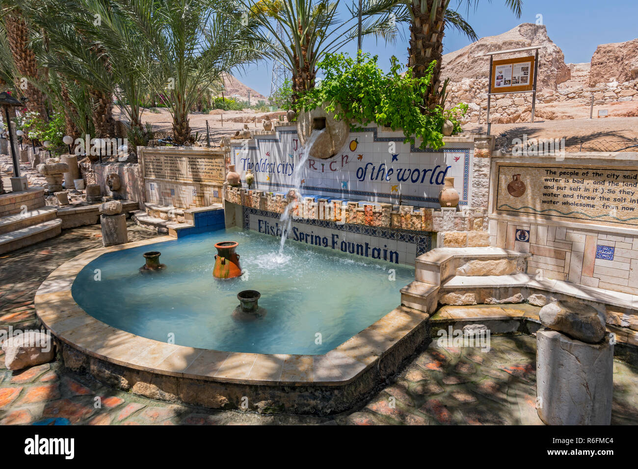 Elisha Spring Fountain At The Entrance Of Tell Es-Sultan The Oldest