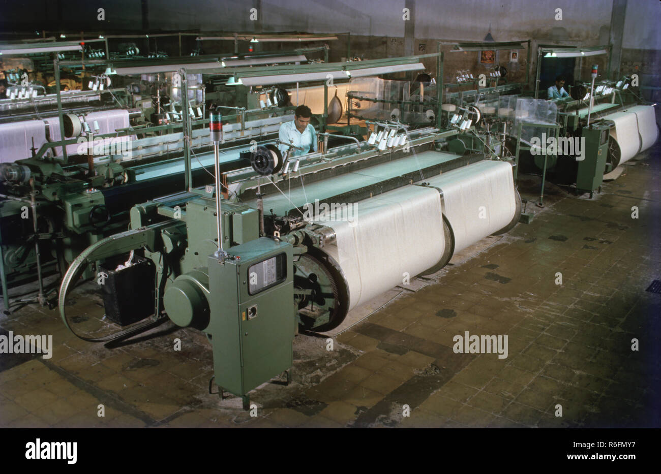 textile factory, india Stock Photo Alamy