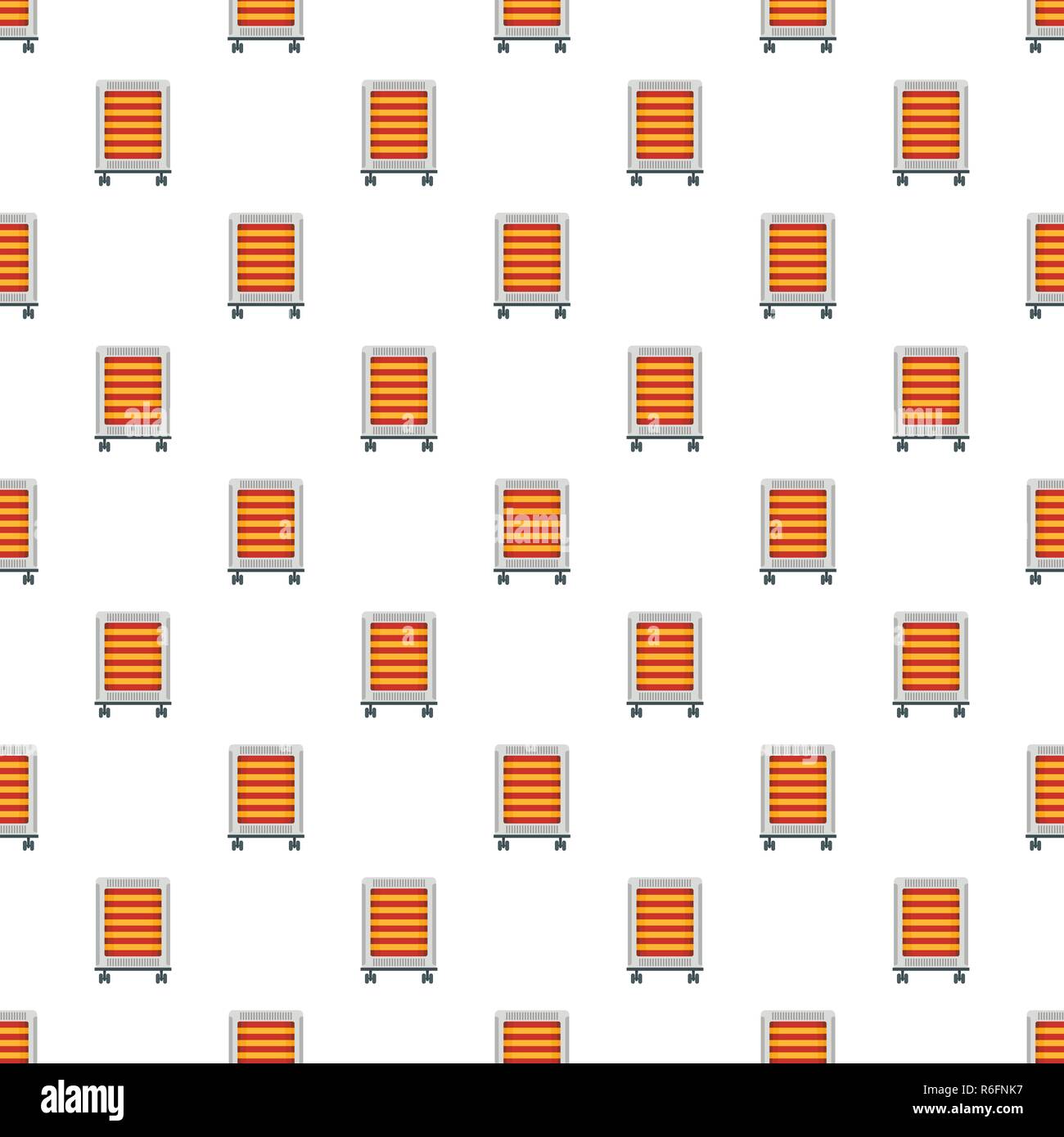 Comfort heater pattern seamless vector repeat for any web design Stock Vector