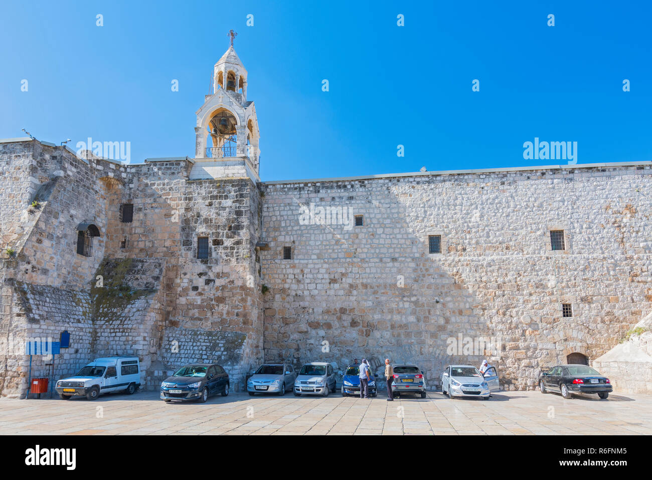 The Church Of The Nativity In Manger Square, Bethlehem, Palestine It