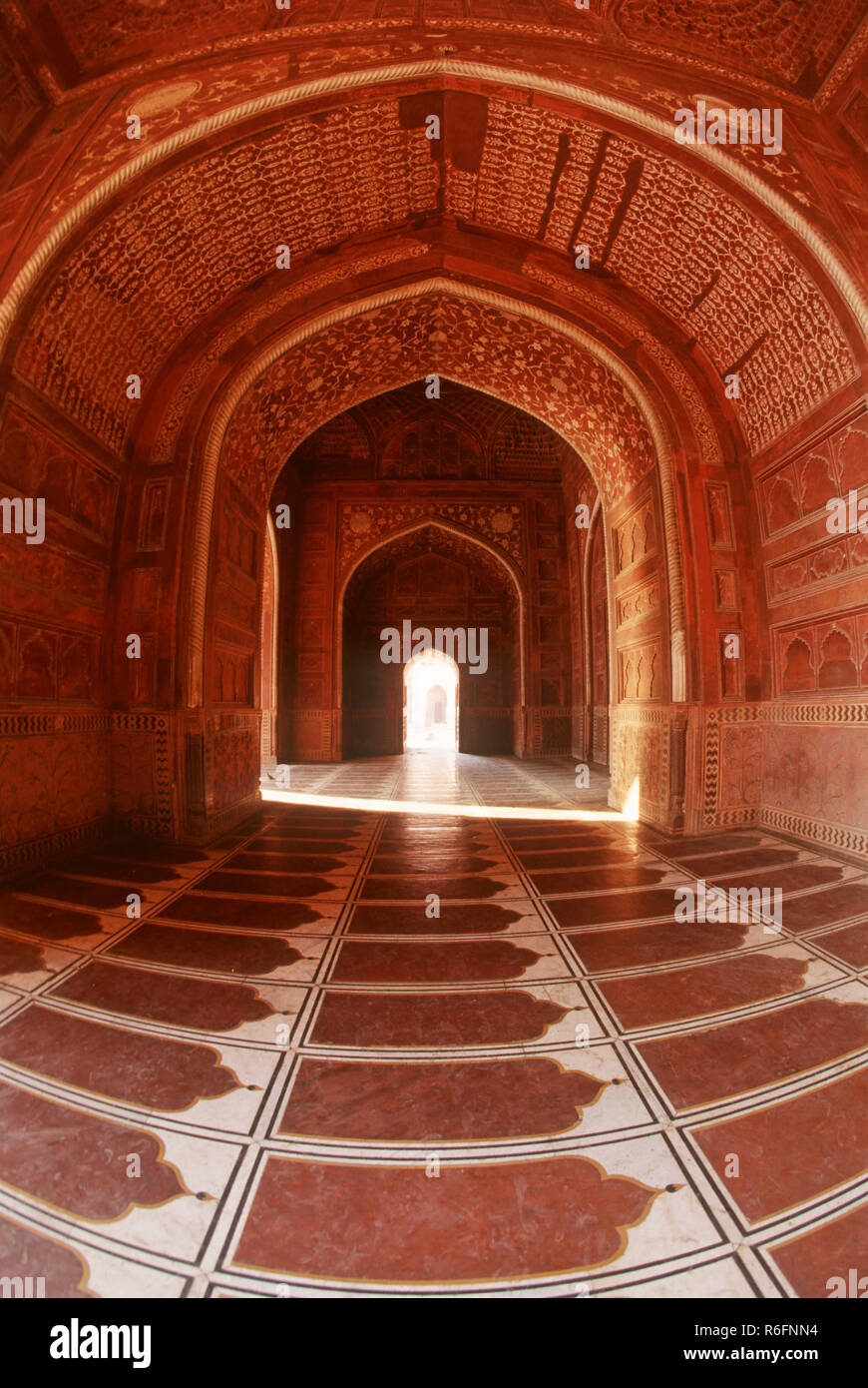 Taj mahal Seventh Wonder of The World, Agra, Uttar Pradesh, India Stock Photo