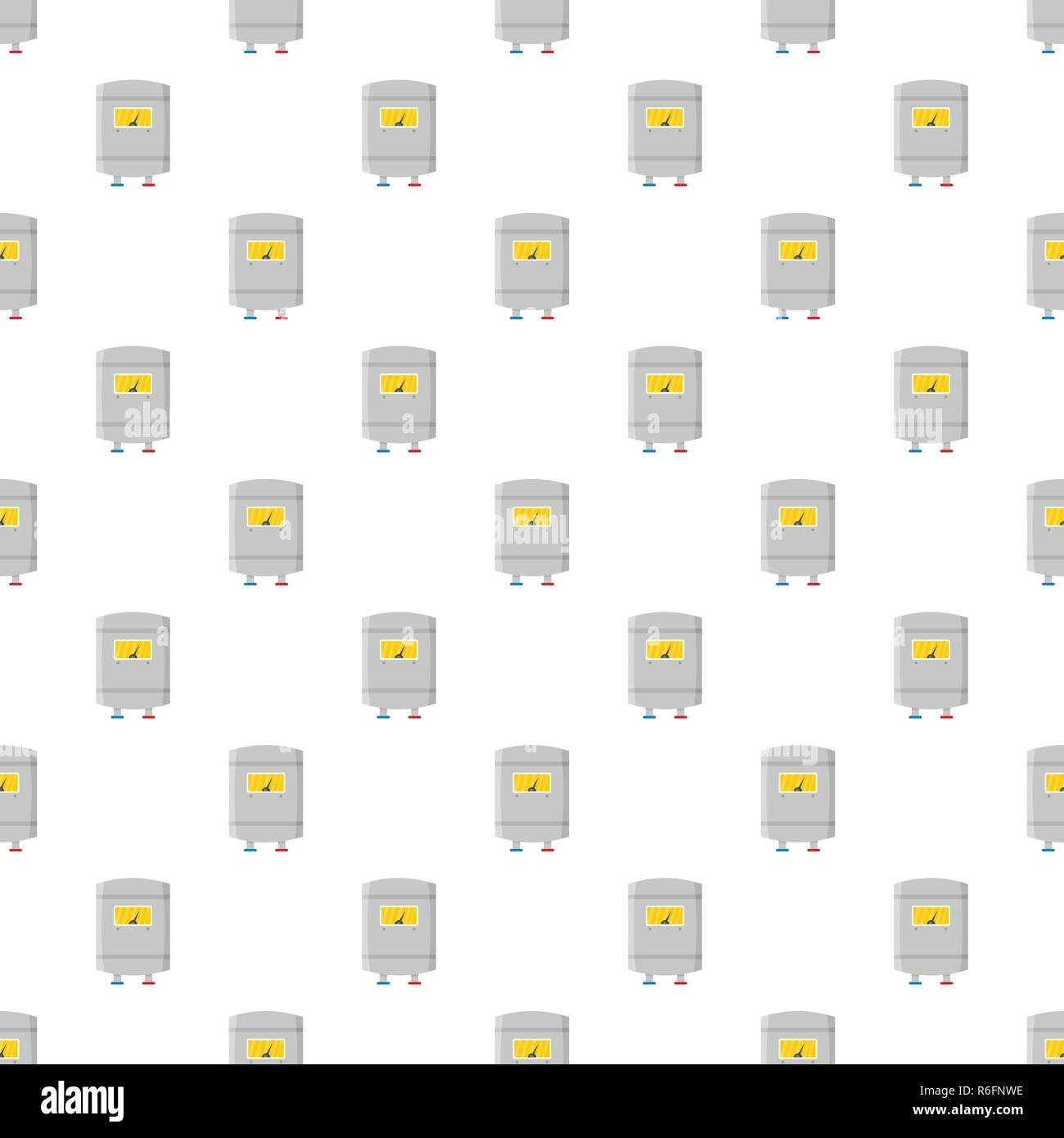 Interior boiler pattern seamless vector repeat for any web design Stock Vector