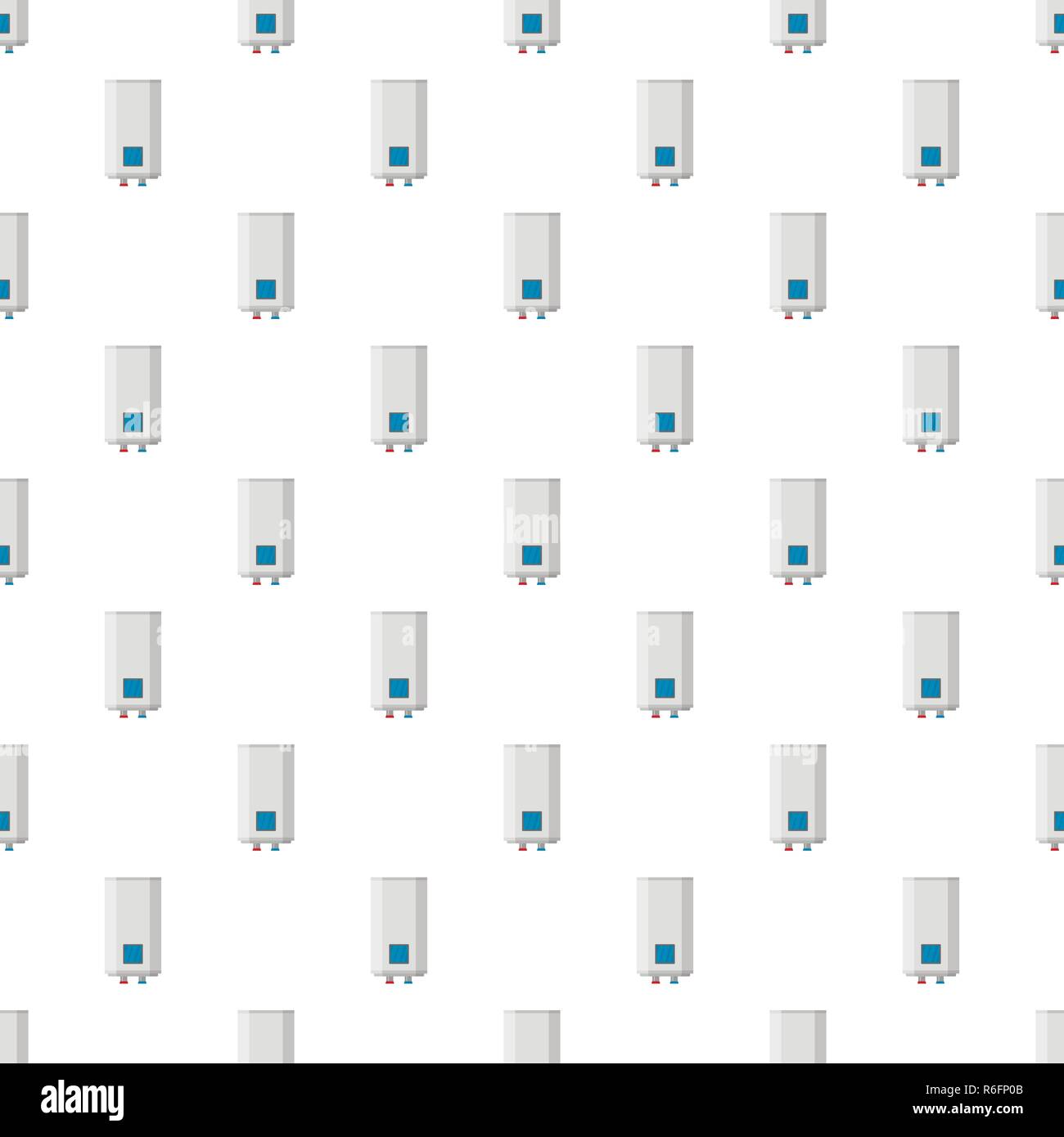 Central boiler pattern seamless vector repeat for any web design Stock Vector