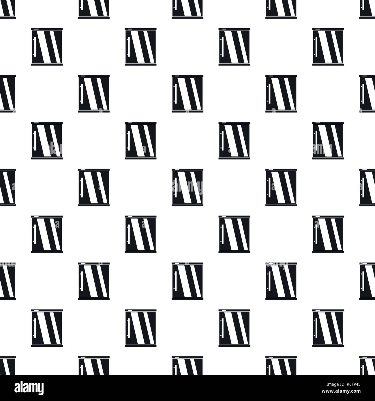 Mini refrigerator pattern seamless vector repeat geometric for any web design Stock Vector