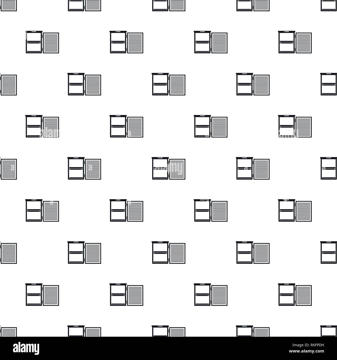 Fridge pattern seamless vector repeat geometric for any web design Stock Vector