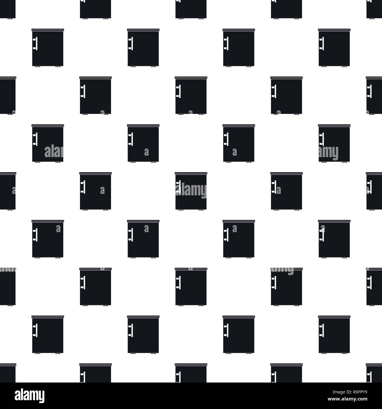 Small fridge pattern seamless vector repeat geometric for any web design Stock Vector
