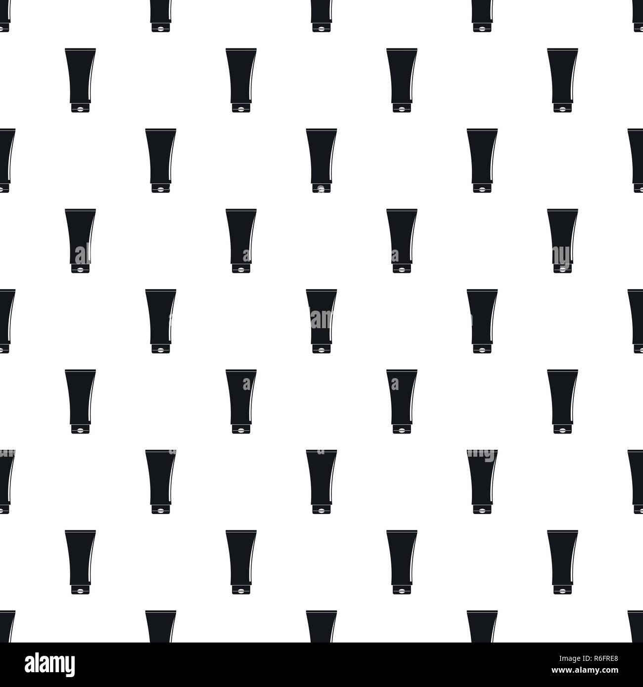 Uv tube cream pattern seamless vector repeat geometric for any web design Stock Vector
