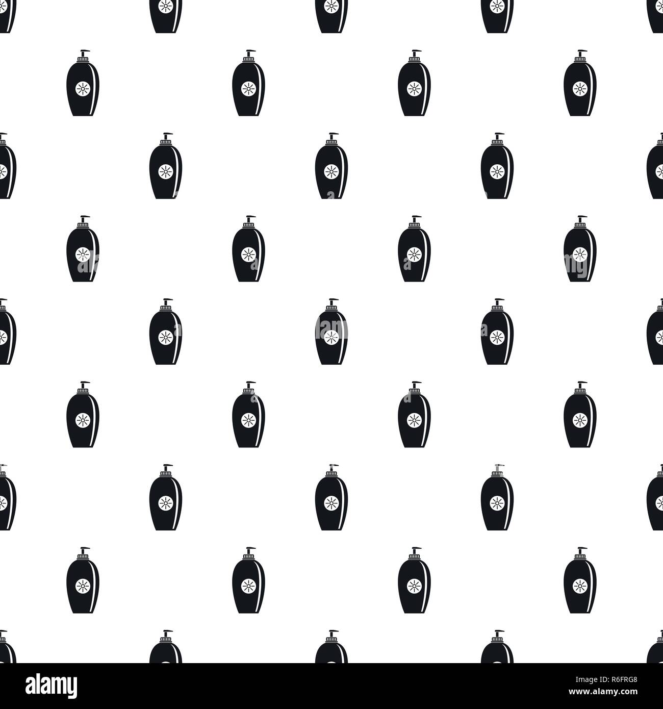 Sun lotion dispenser pattern seamless vector repeat geometric for any web design Stock Vector