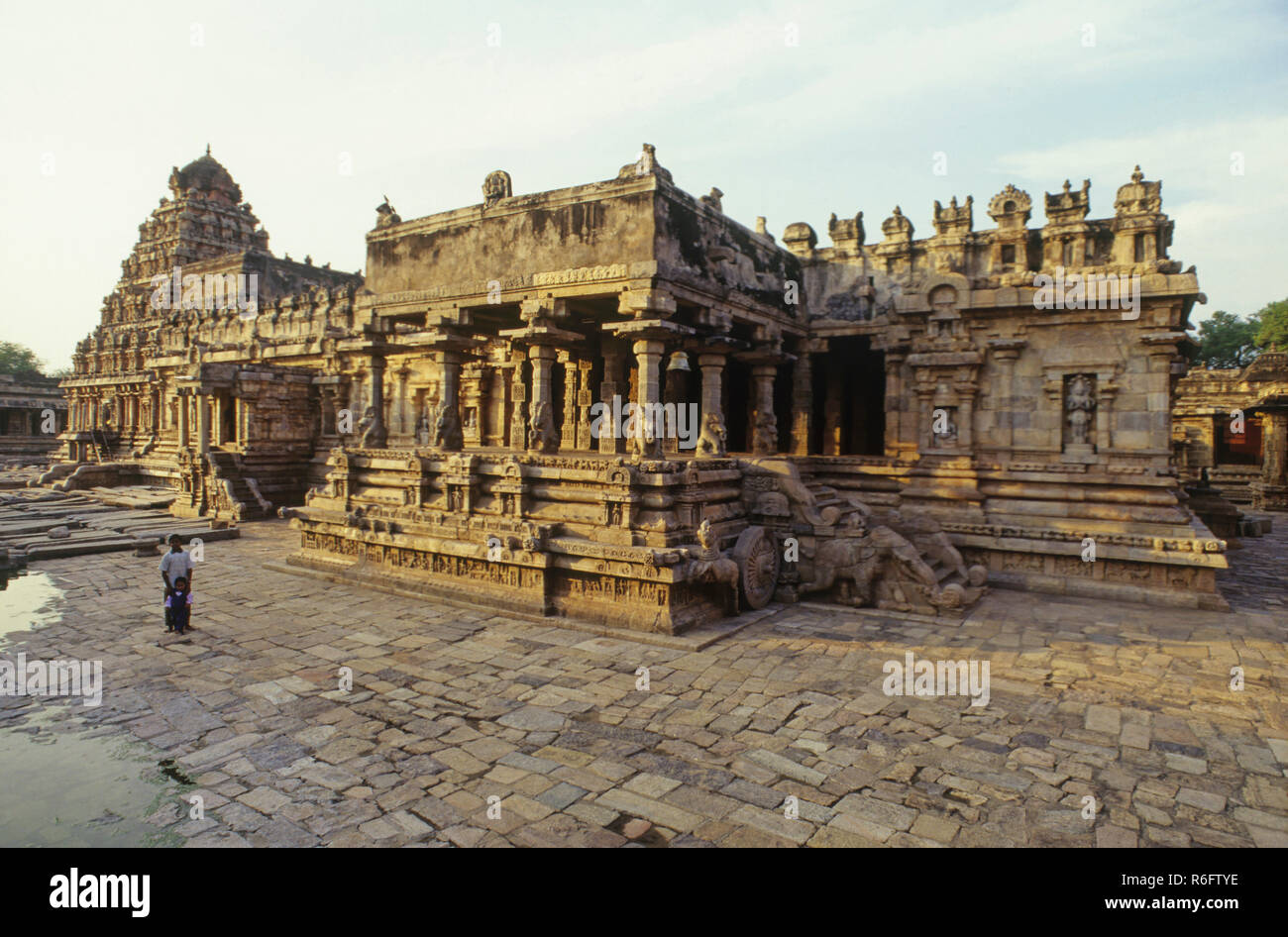 12th century airavateswar temple (chola temple), darasuram, tamil nadu, india Stock Photo