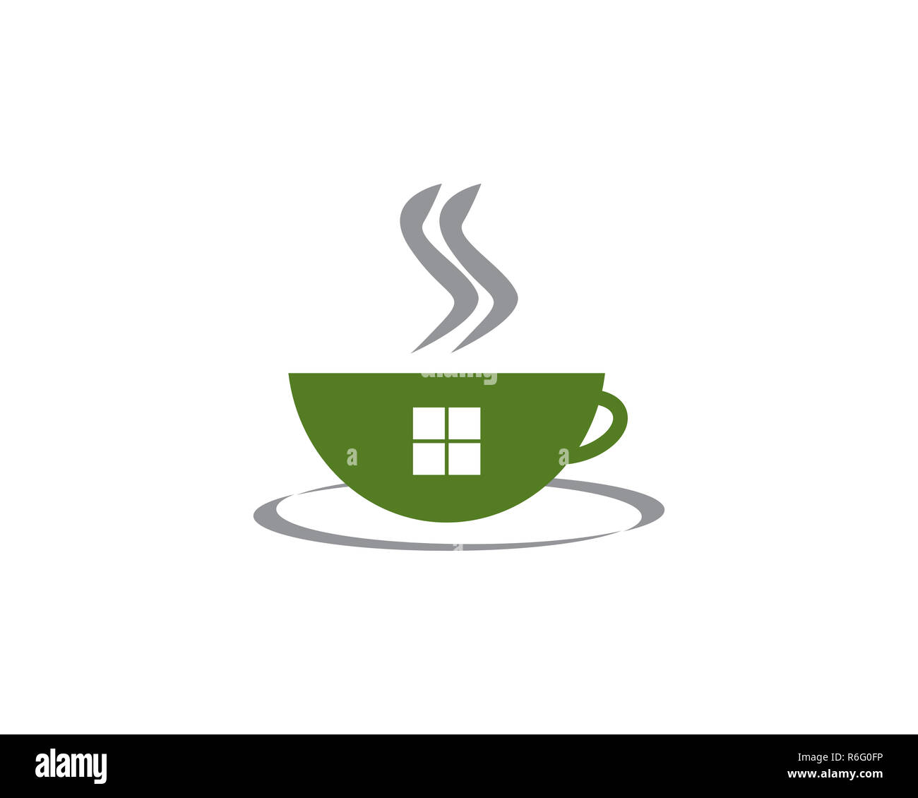 tea house logo Stock Photo Alamy