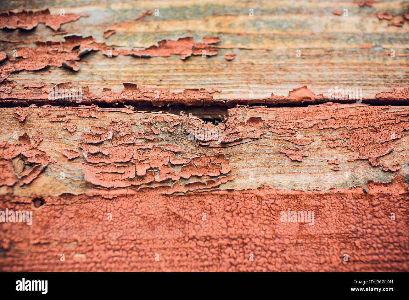 Vintage wood background with peeling paint Stock Photo - Alamy