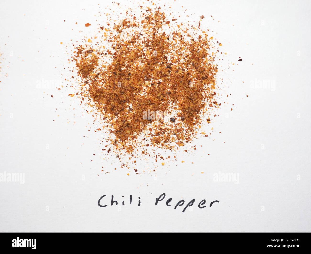 Chili Pepper (Capsicum) powder Stock Photo Alamy