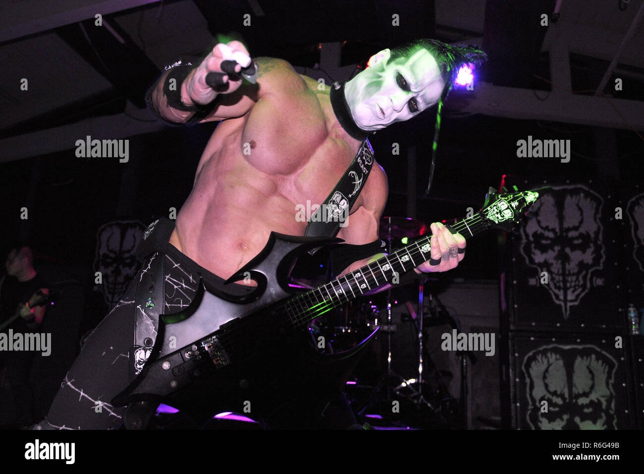 Doyle Wolfgang von Frankenstein of the band Doyle performs live at BaseCamp in Lisle, IL. on Thursday Nov 2, 2018.  Featuring: Doyle Wolfgang von Frankenstein Where: Joliet, Illinois, United States When: 02 Nov 2018 Credit: Ray Garbo/WENN.com Stock Photo