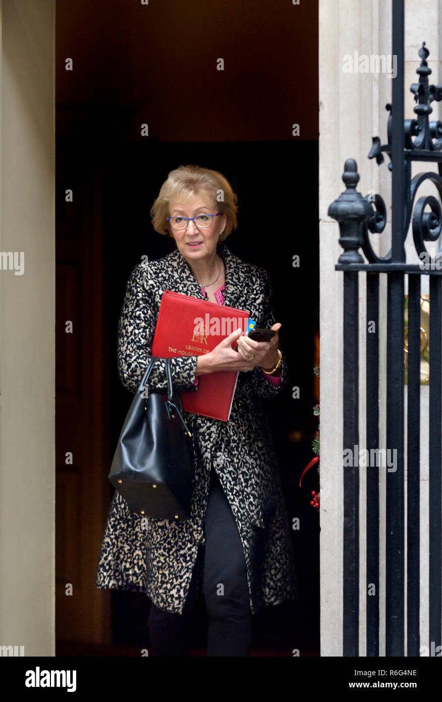 Andrea leadsom downing street hi-res stock photography and images - Alamy