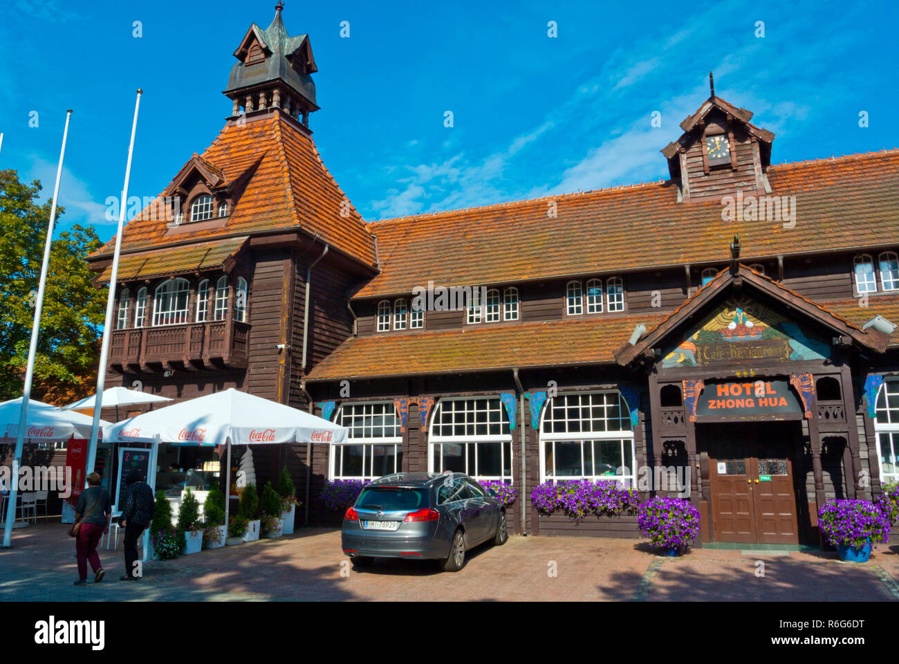 Former Southern Bath From1907 Now Houses Zhong Hua Hotel Chinski Sopot Poland Stock Photo Alamy