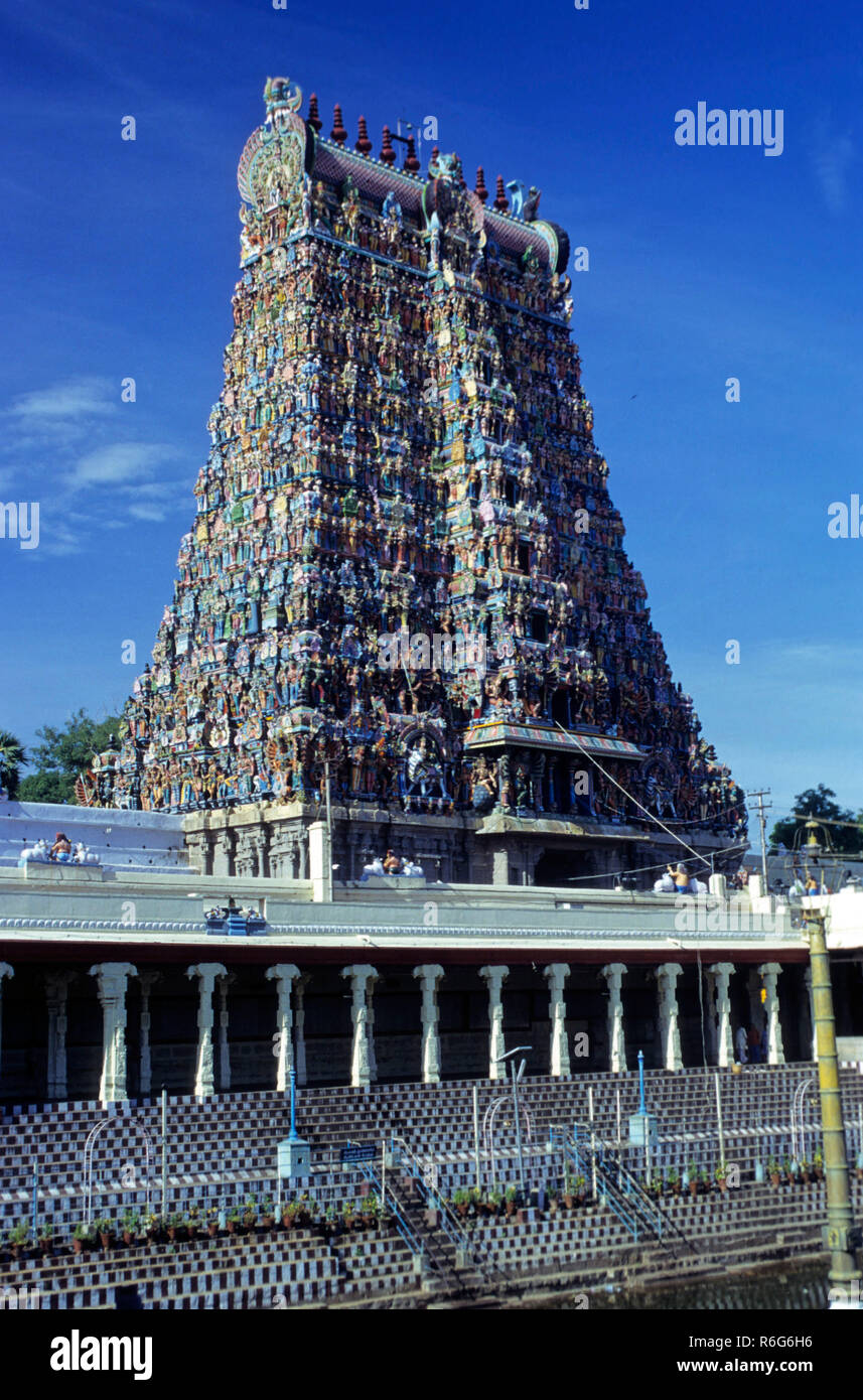Meenakshi Temple, Tamil Nadu, India Stock Photo - Alamy