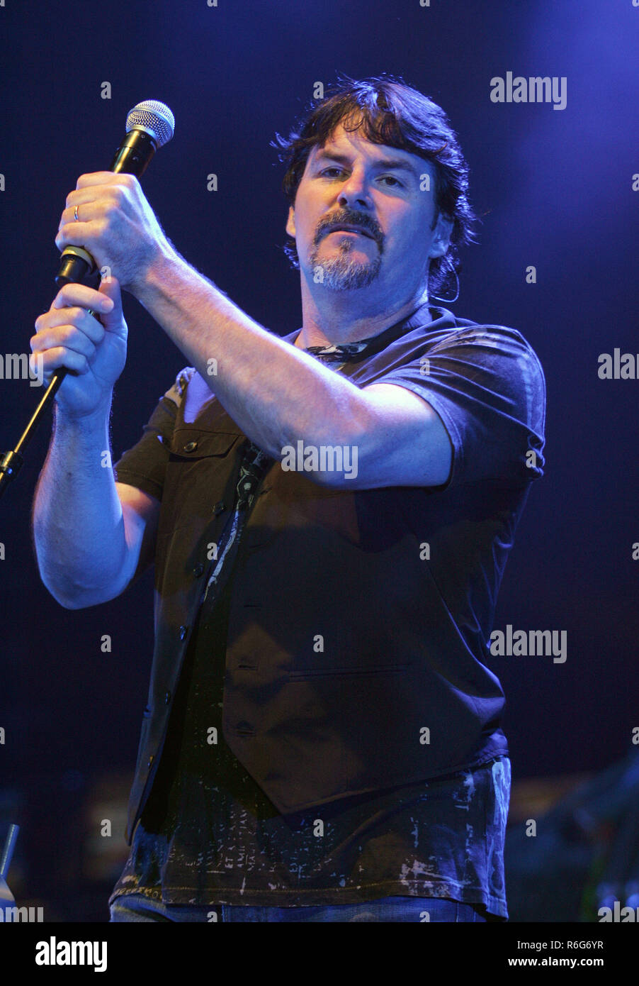 Tommy DeCarlo with Boston performs in concert at the Seminole Hard Rock  Hotel and Casino in Hollywood, Florida on August 21, 2008 Stock Photo -  Alamy