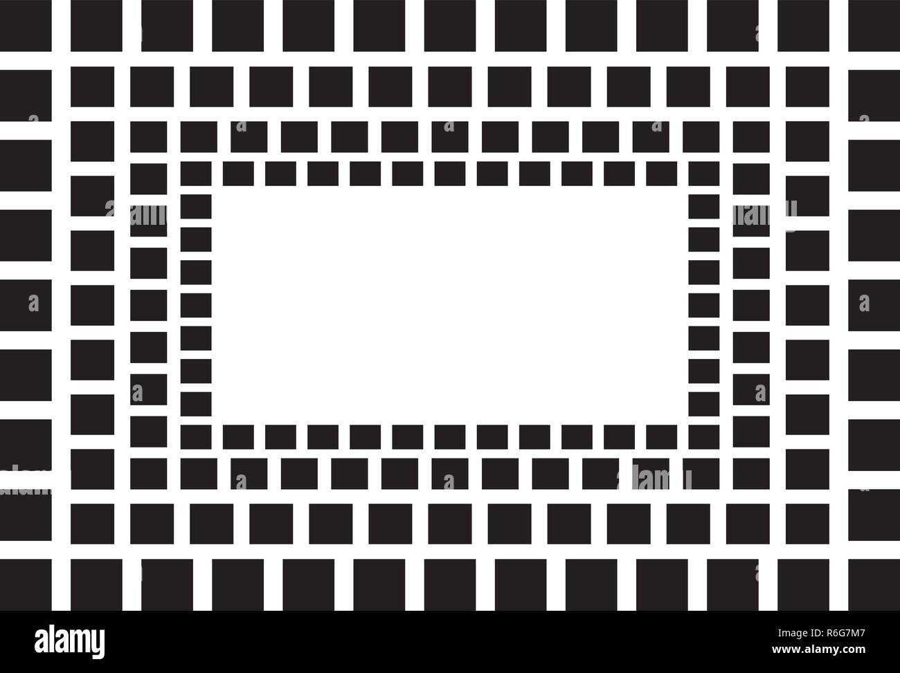 Square black and white vector frame Stock Vector Image & Art Alamy