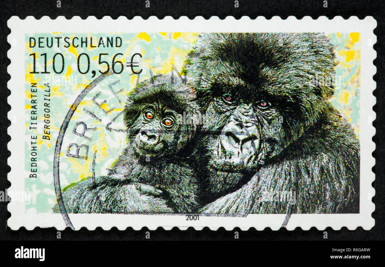 German postage stamp Stock Photo
