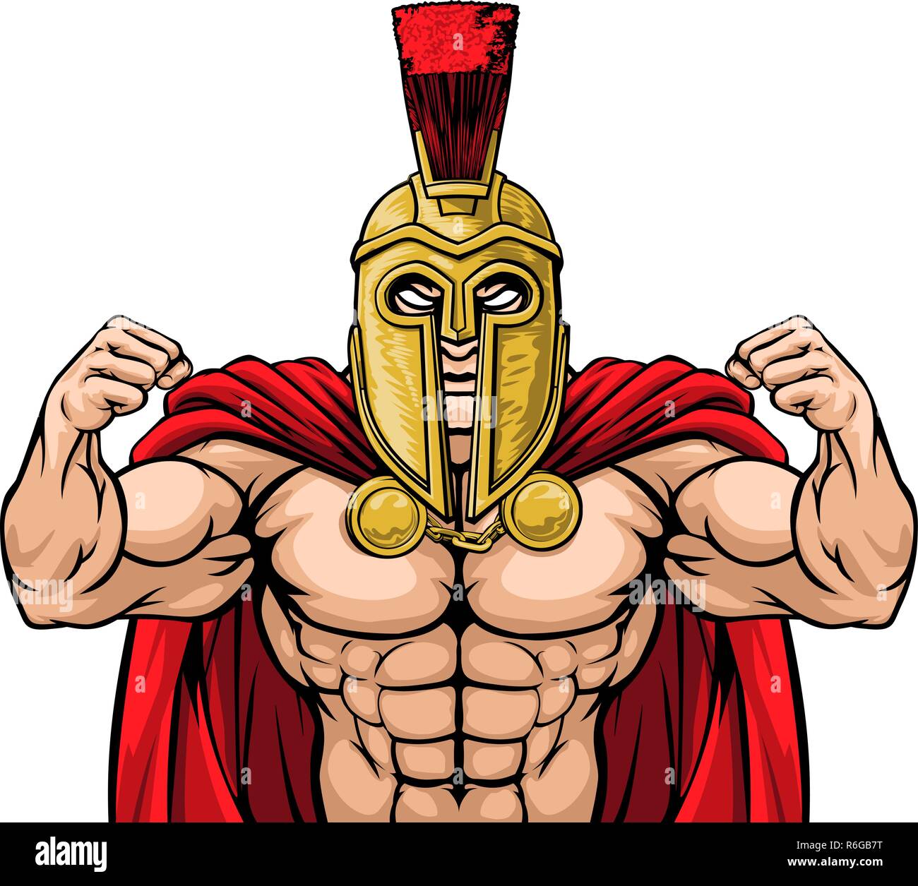 Spartan Trojan Sports Mascot Stock Vector Image & Art Alamy