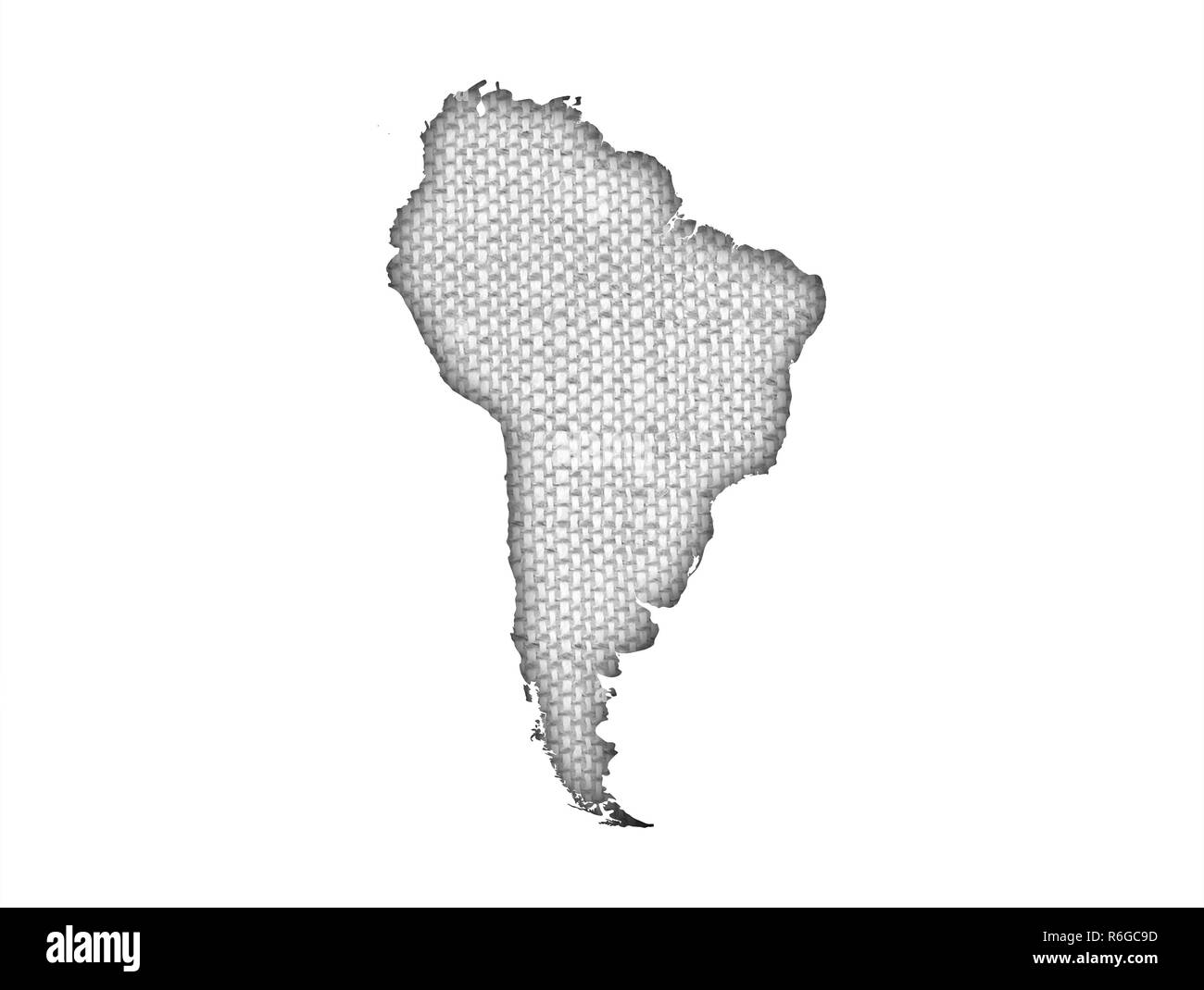 map-of-south-america-on-old-linen-stock-photo-alamy