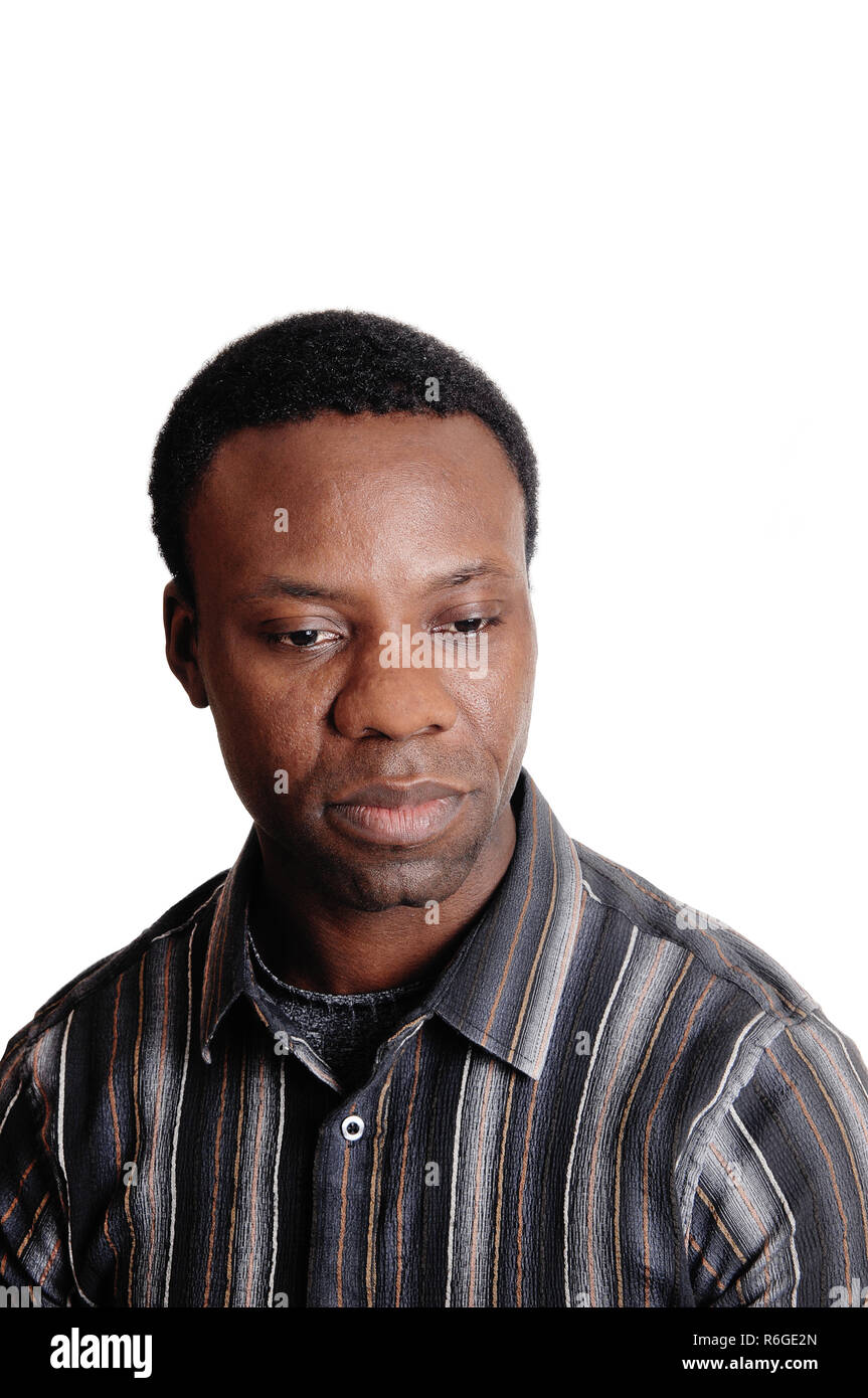 Image confused african young man hi-res stock photography and images ...