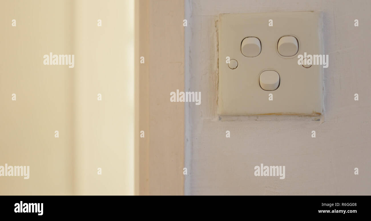 Turning light on Stock Photo Alamy