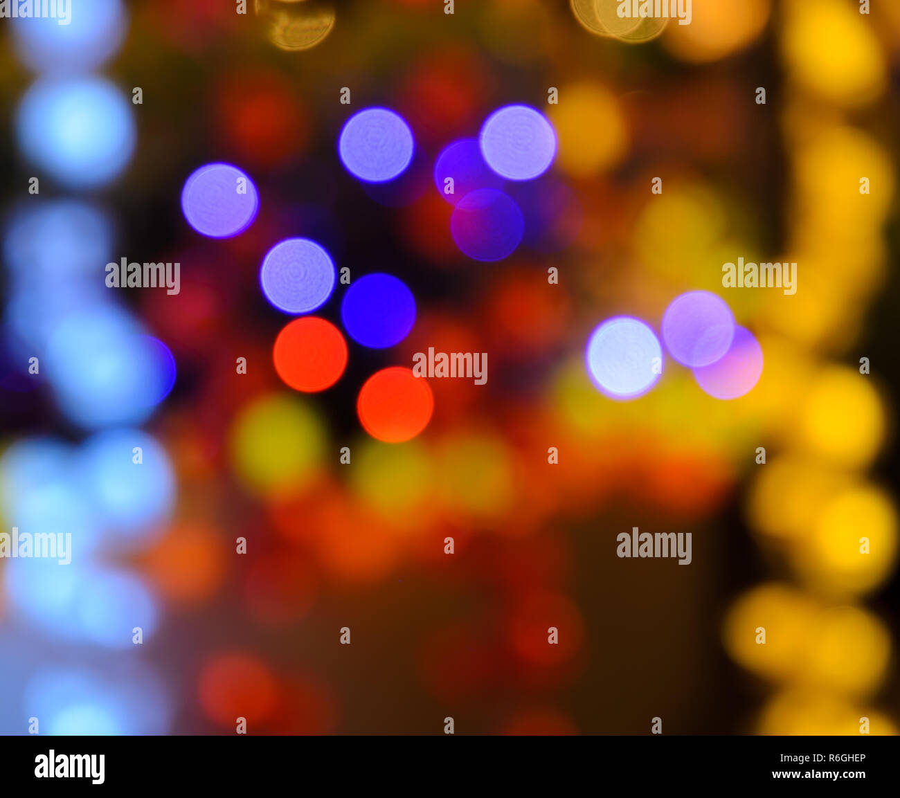 Christmas lights bokeh background Stock Photo Alamy