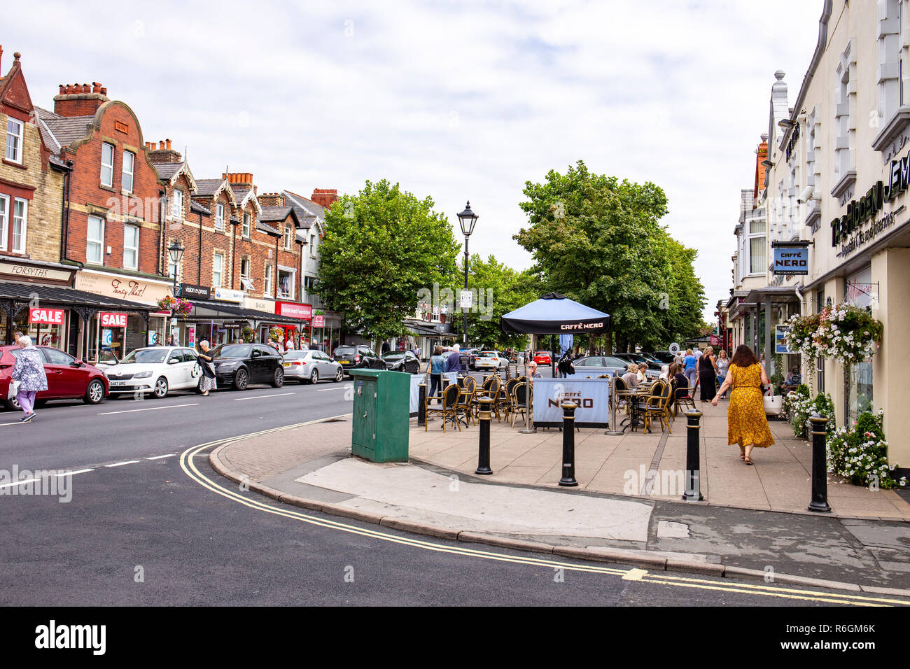 Clifton Street in Lytham St Annes Lancashire UK Stock Photo