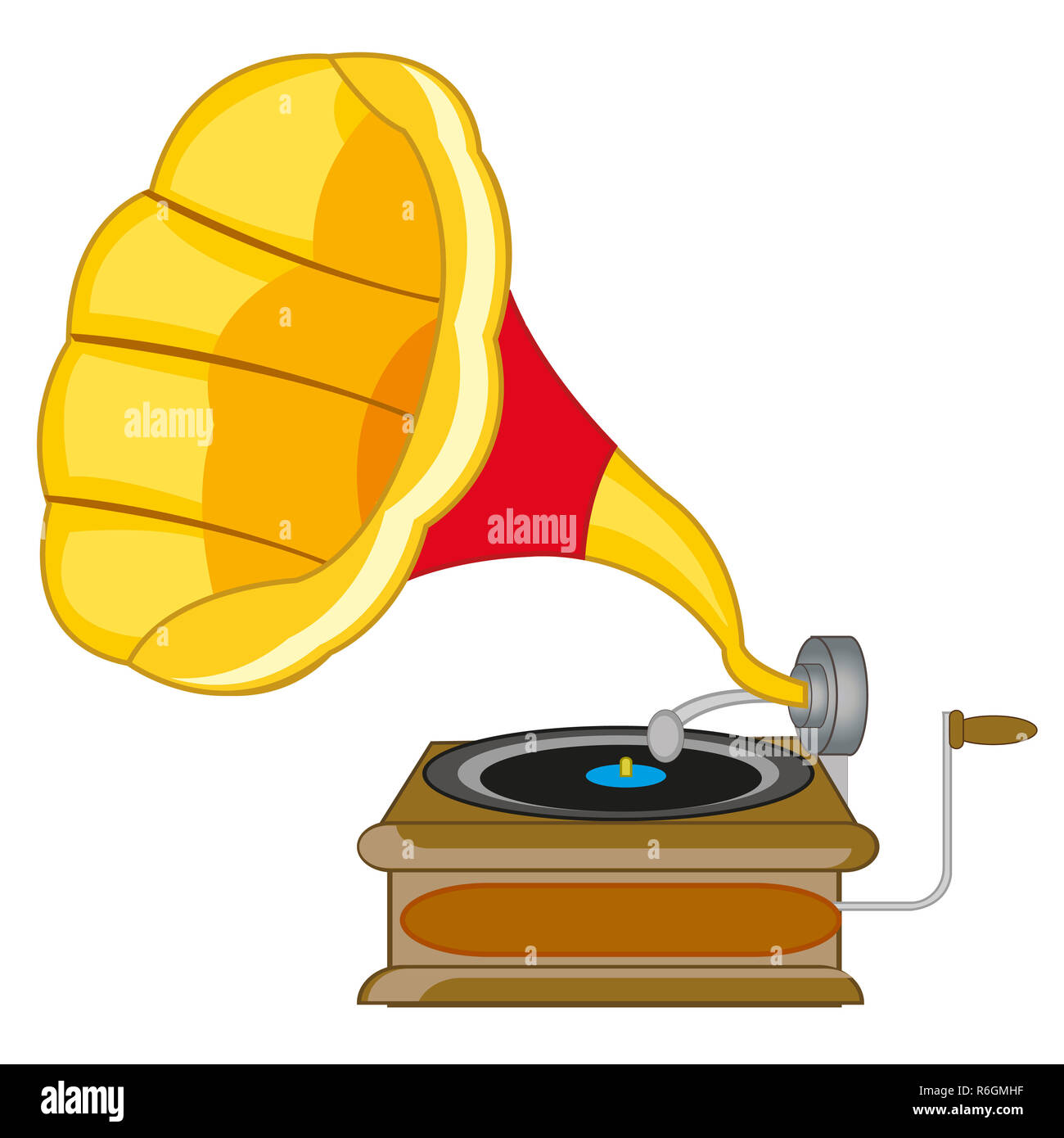 Oldtime music instrument gramophone Stock Photo Alamy