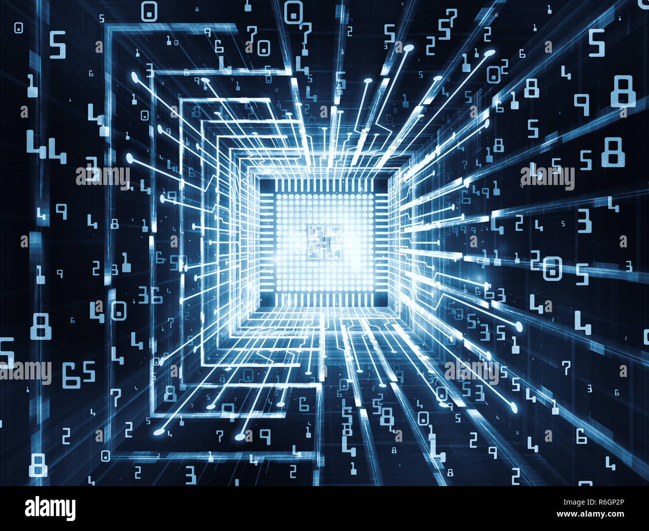 Perspectives of Digital Processor Stock Photo Alamy