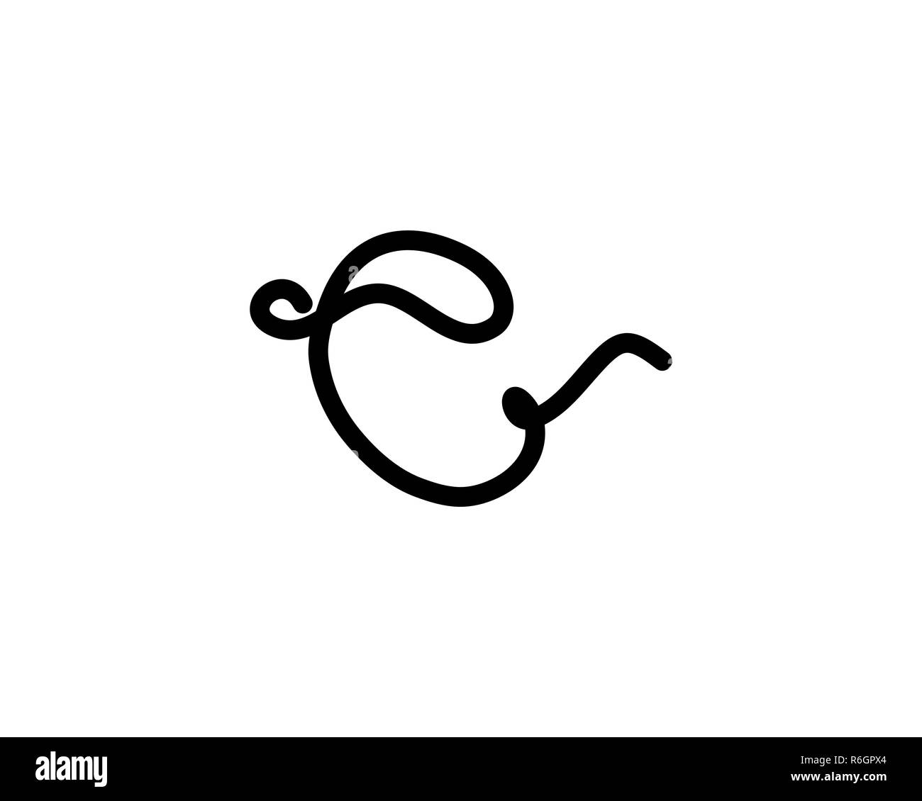 Letter e drawing Black and White Stock Photos & Images Alamy