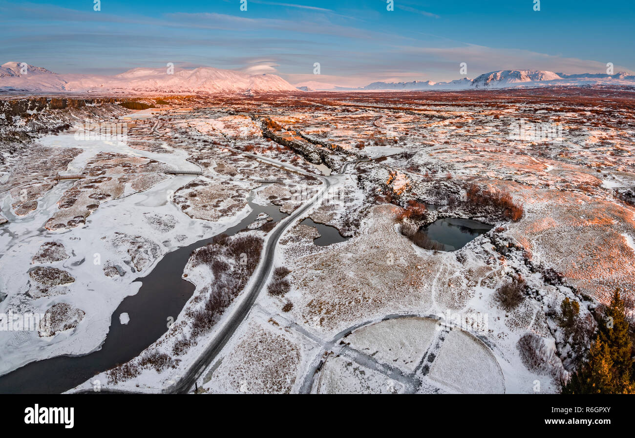 Thingvellir National Park, Iceland Stock Photo