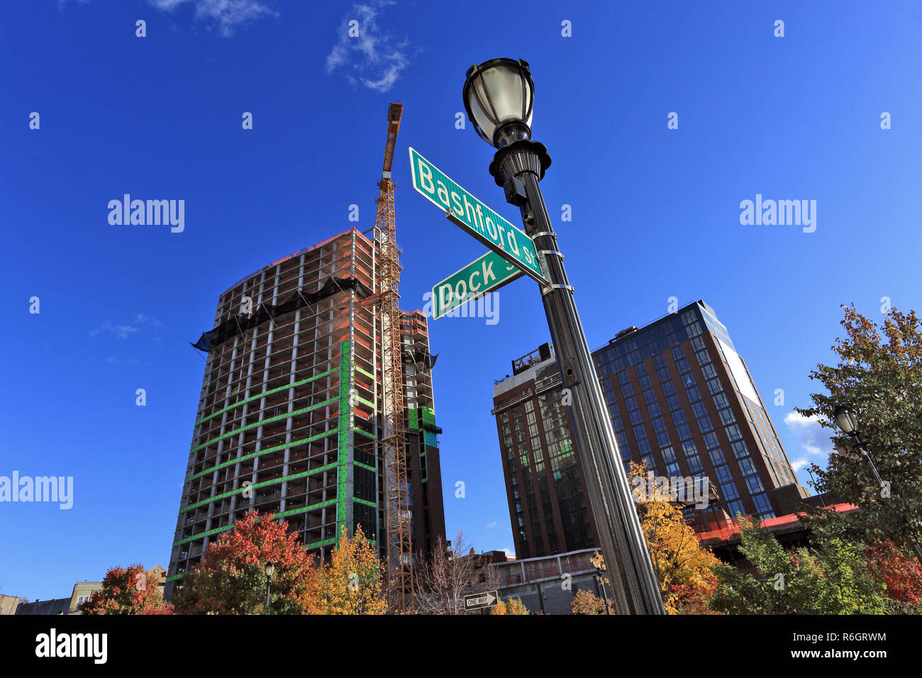 Apartment building under construction Yonkers New York Stock Photo Alamy