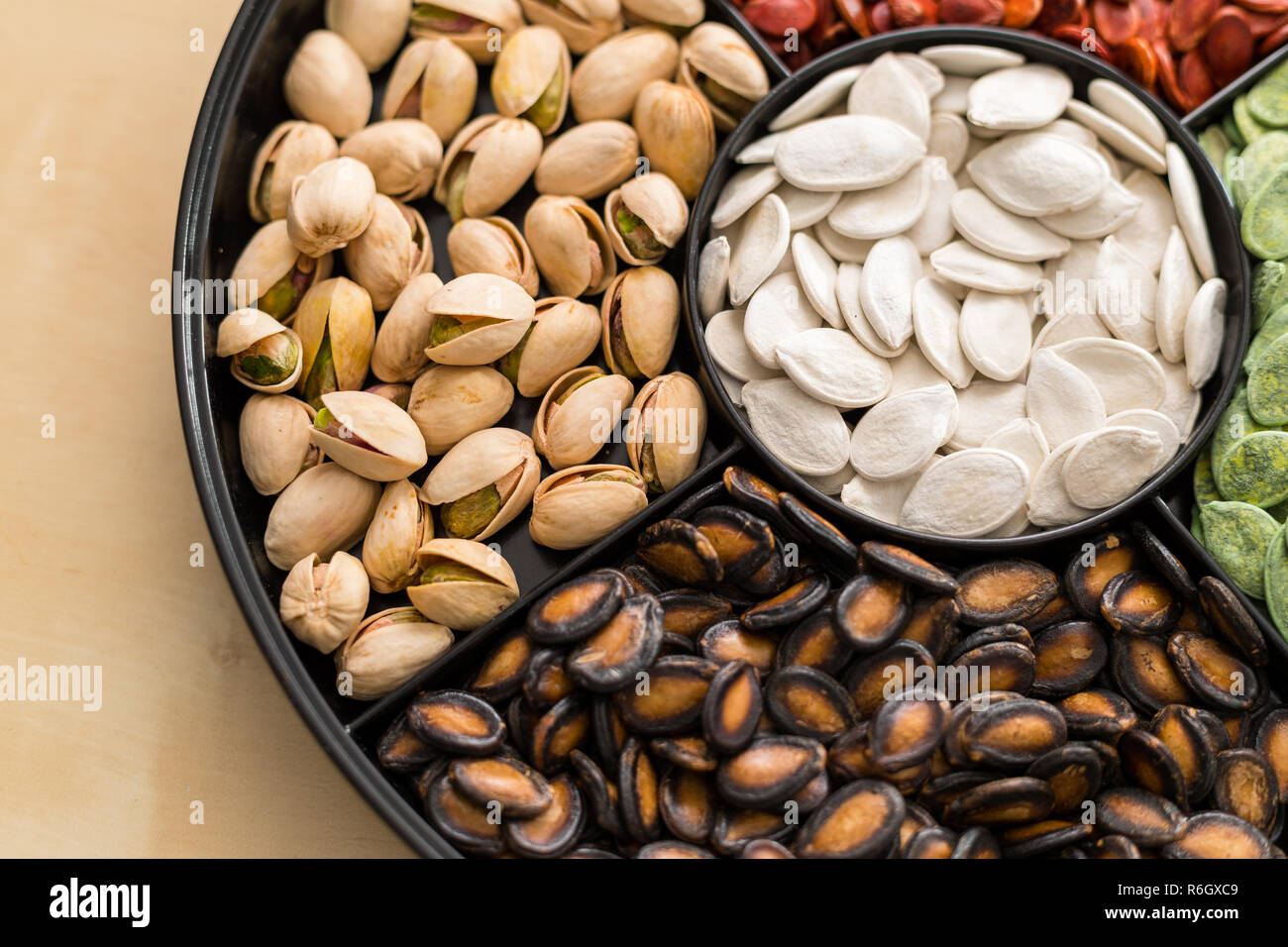 Traditional chinese snack tray for lunar new year Stock Photo Alamy