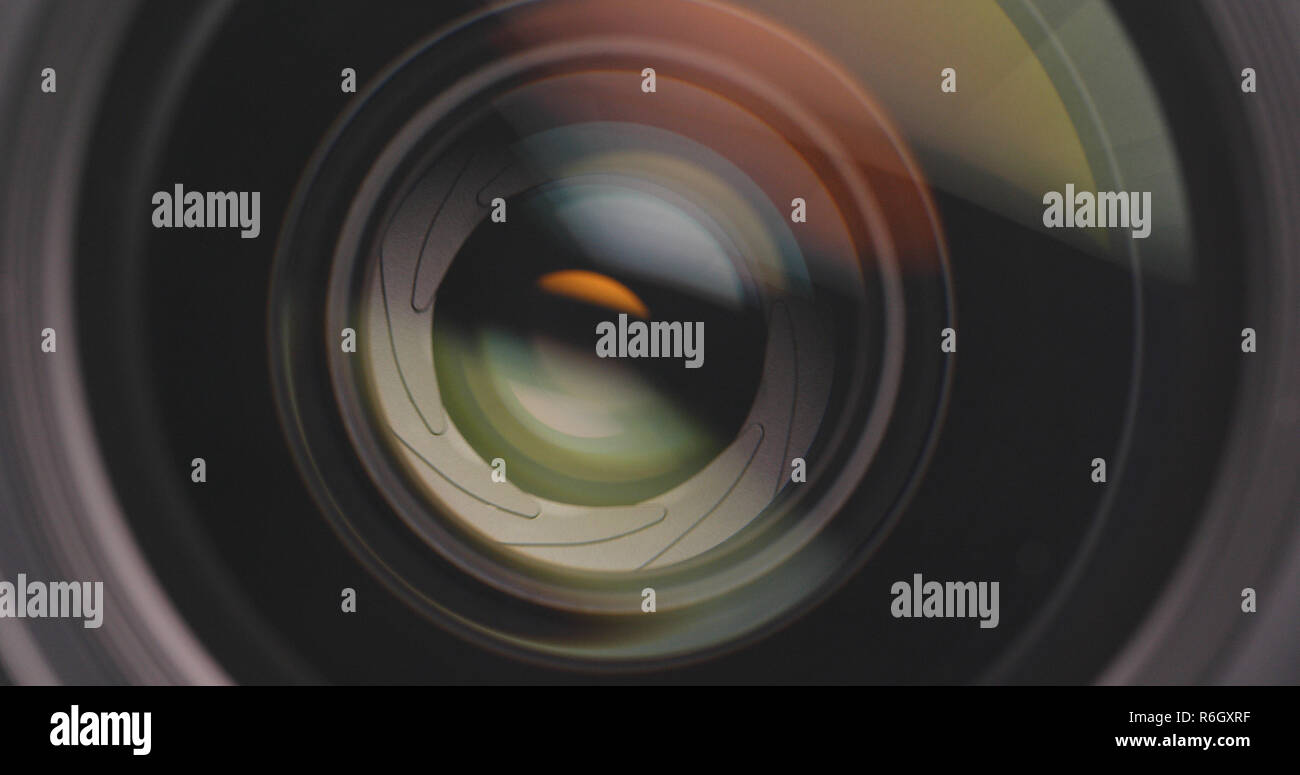 Camera lens zoom Stock Photo Alamy