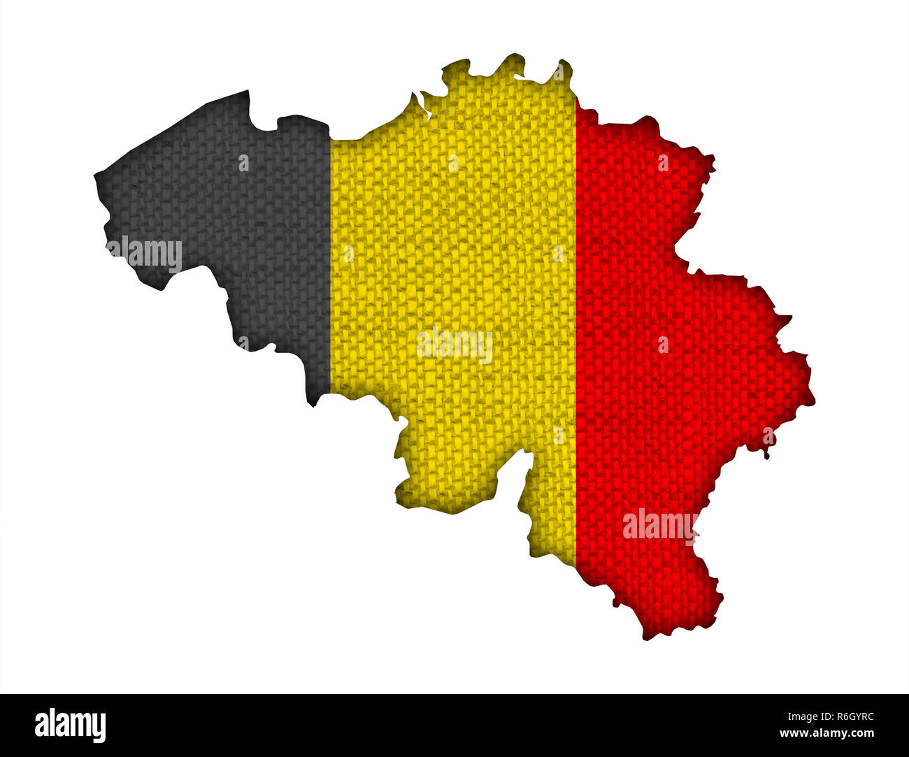 Belgium flag map Cut Out Stock Images & Pictures - Alamy