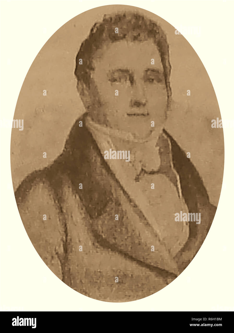 FRENCH REVOLUTIONARY FIGURES - July Revolution of 1830 - (2nd French Revolution)Portrait of financier Jacques Laffitte, Member of the Chamber of Deputies for Seine-Inférieure and 8th Prime Minister of France Stock Photo