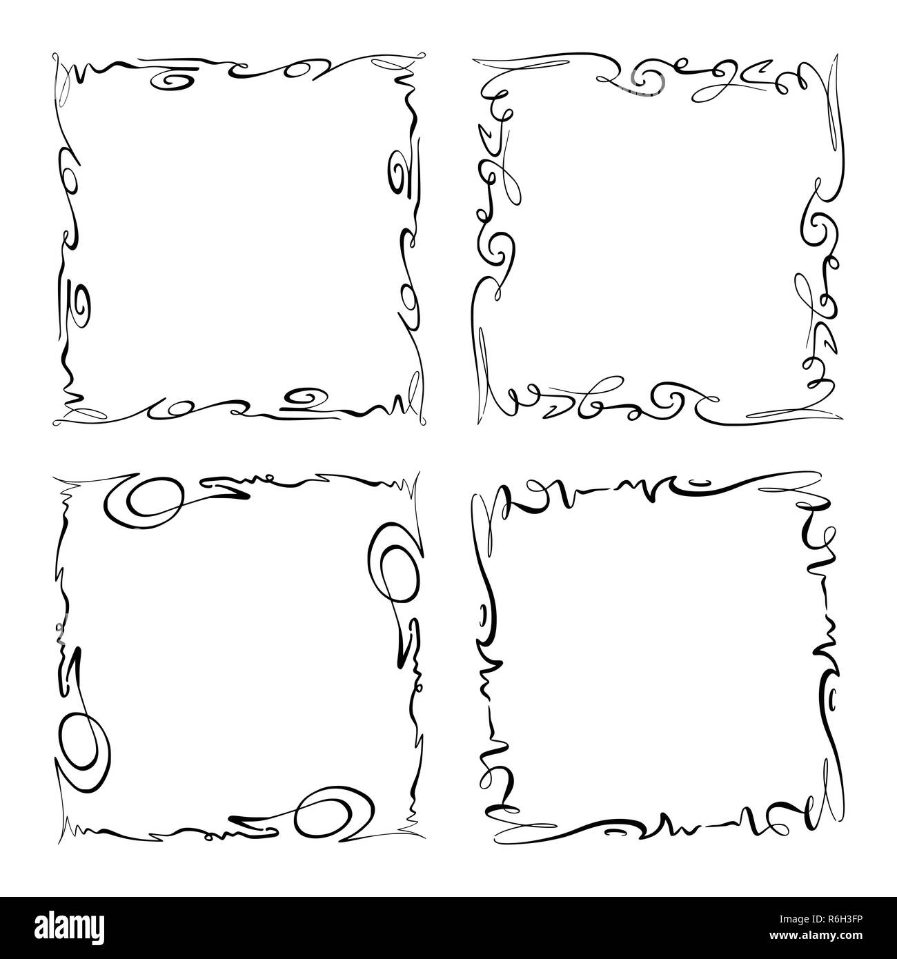 Simple Page Border Designs To Draw - Designs Borders To Draw Transparent  PNG - 640x480 - Free Download on NicePNG