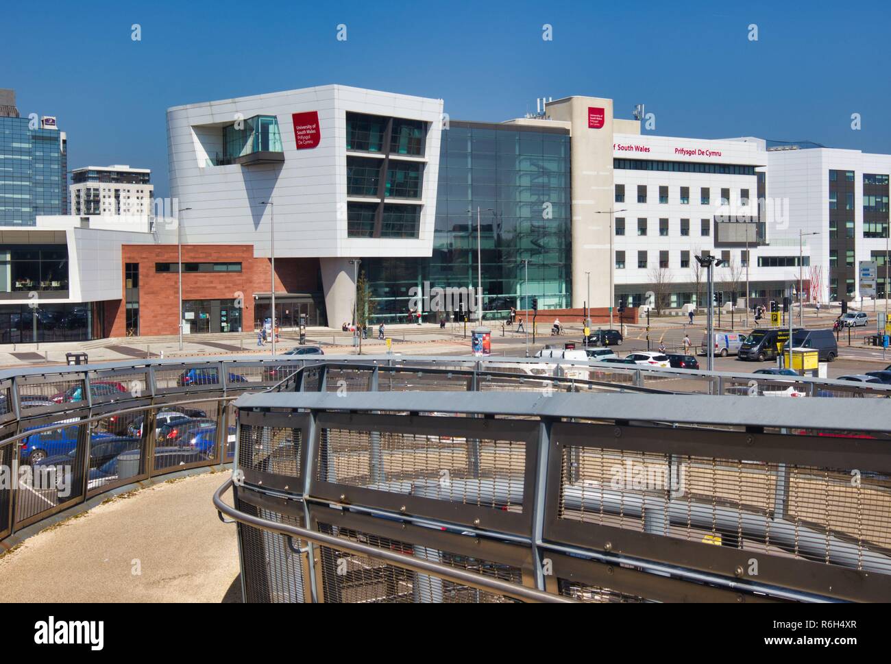 A view of the University of South Wales in Cardiff city centre Stock Photo  - Alamy