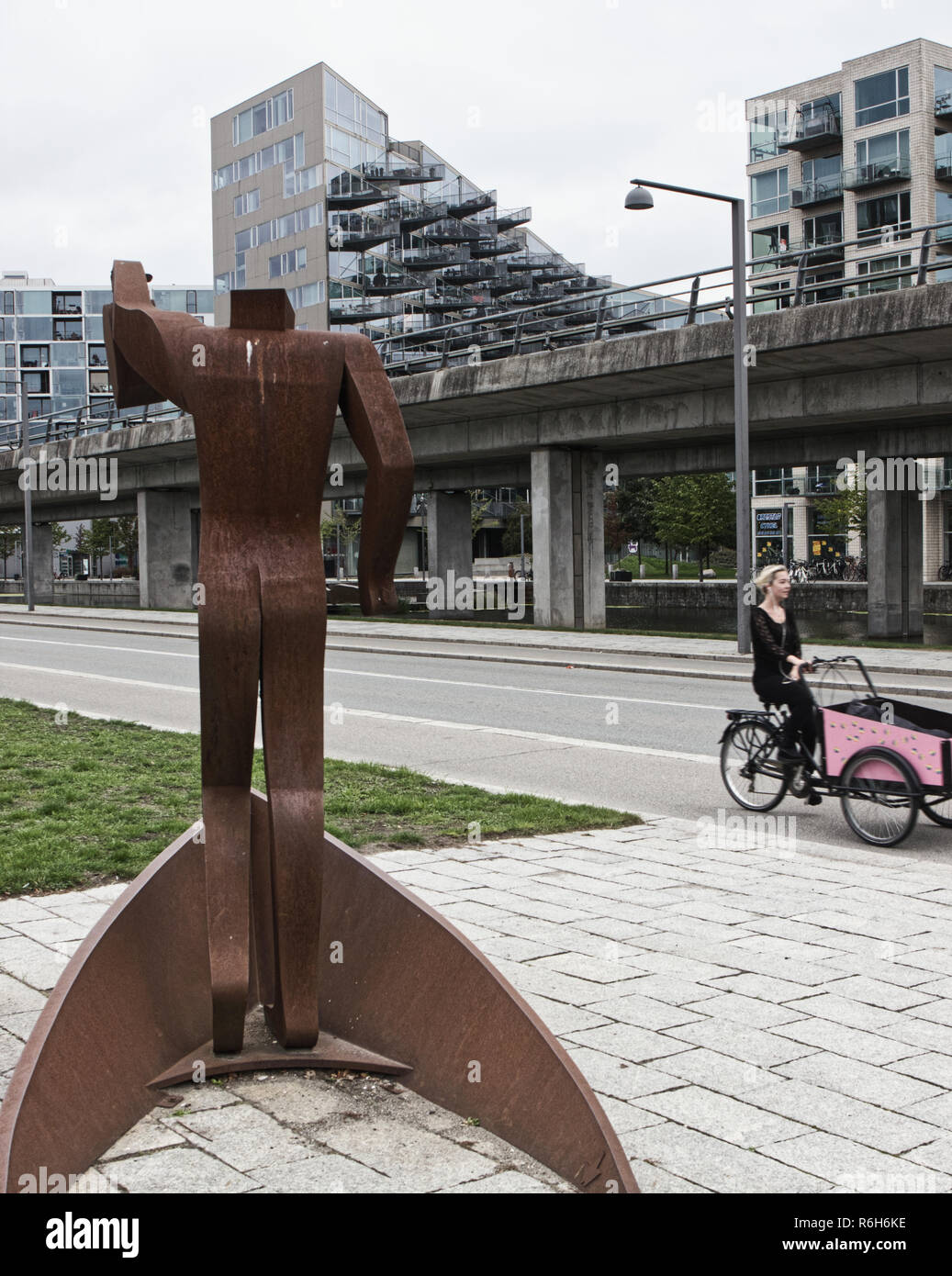 Woman on tricycle hi-res stock photography and images - Alamy