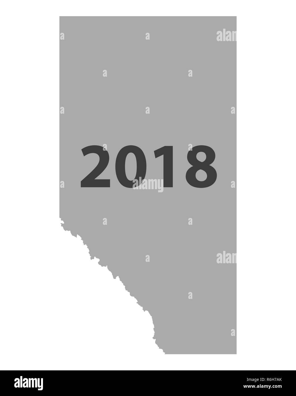 Map of alberta Black and White Stock Photos & Images - Alamy