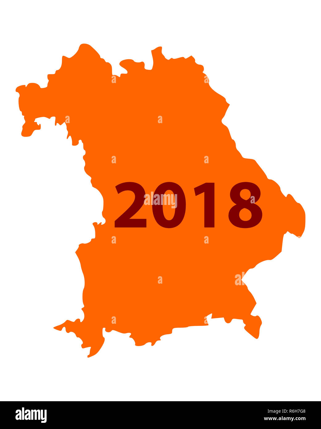 Map Of Bavaria 2018 R6H7G8 