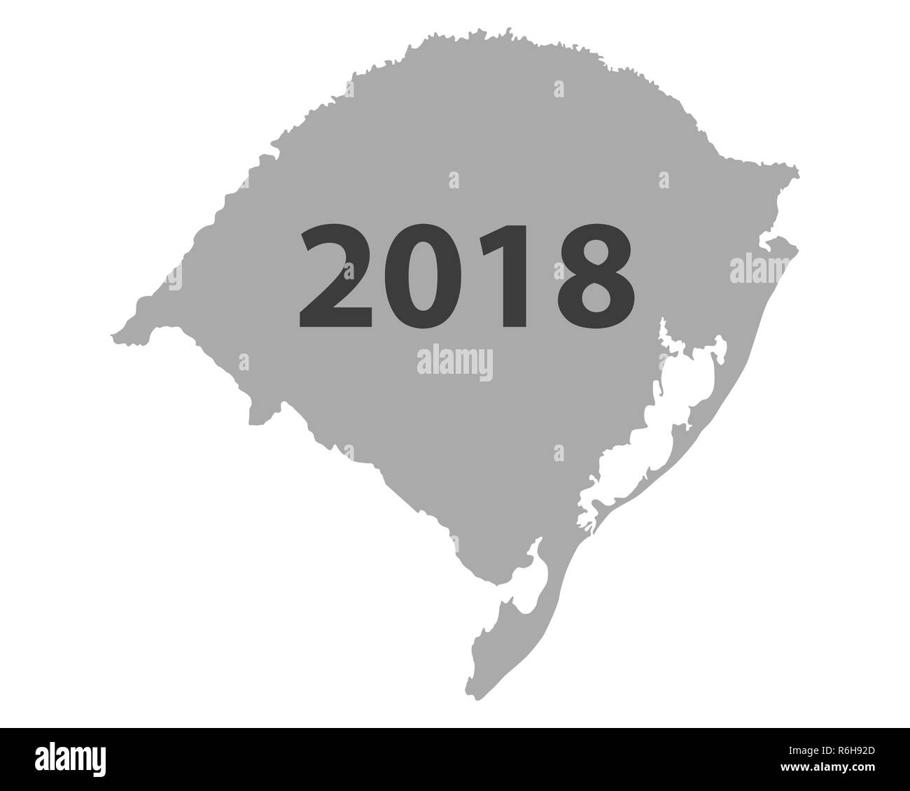 map of rio grande do sul 2018 Stock Photo Alamy