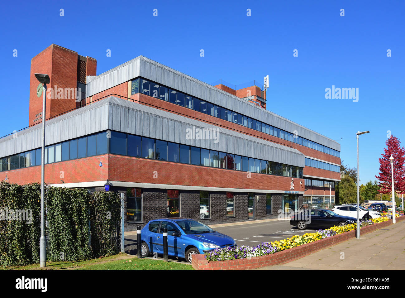 Hertsmere Borough Council Civic Offices, Elstree Way, Borehamwood, Hertfordshire, England, United Kingdom Stock Photo