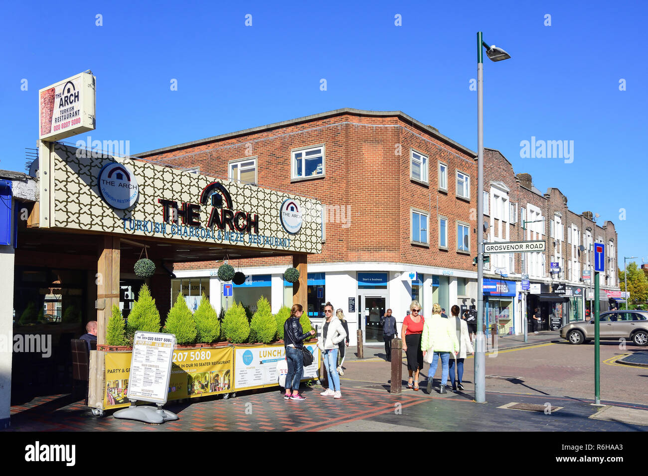 The Arch Turkish restaurant, Shenley Road, Borehamwood, Hertfordshire, England, United Kingdom Stock Photo