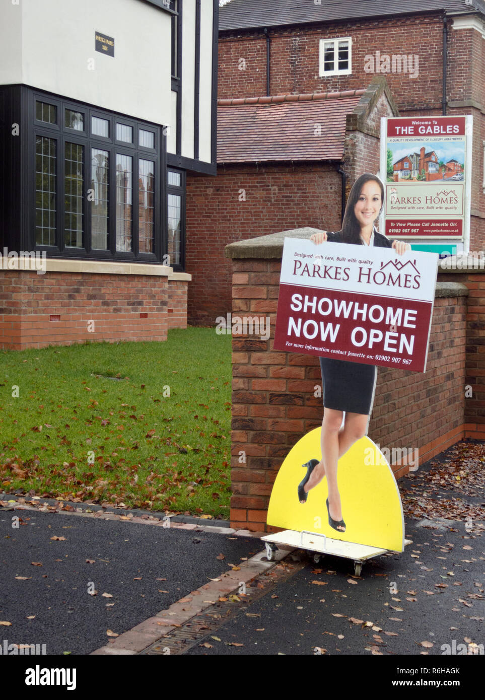 Show Homes Open at a Property Development Real Estate, Tyrsull, South