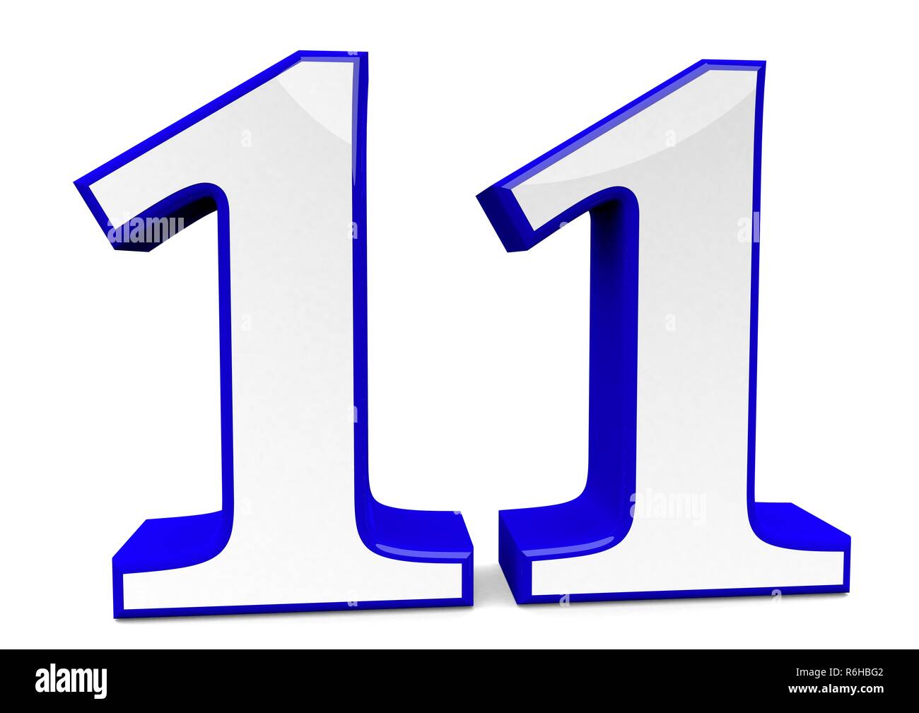 Number eleven Cut Out Stock Images & Pictures - Alamy